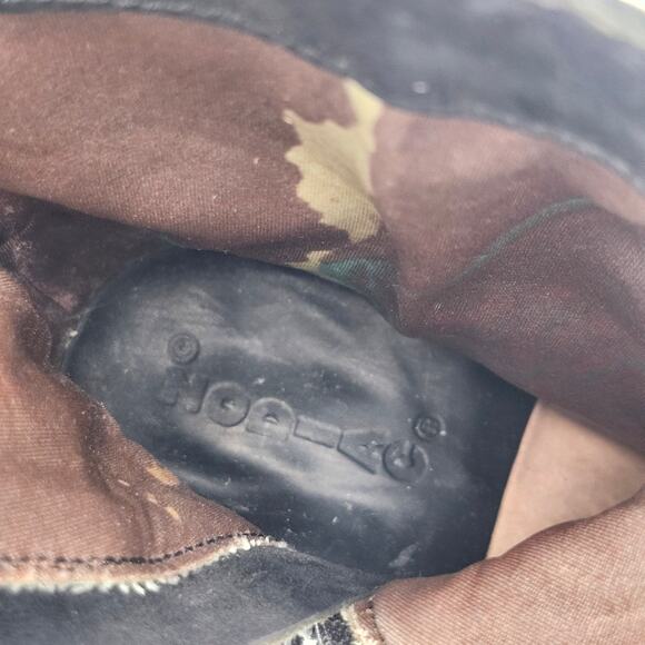 Zodiac Leather Block Heel Black Western Boho Side Zip Boots Womens 9 S0058 - Picture 6 of 10